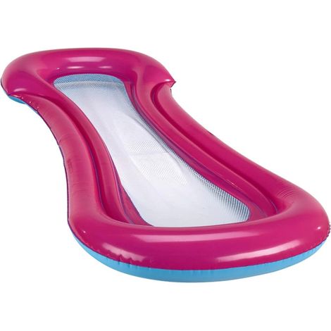 Hamac de piscine gonflable, matelas flottant, chaise bouée de piscine, matelas d'eau pour détente aquatique (1/5)
