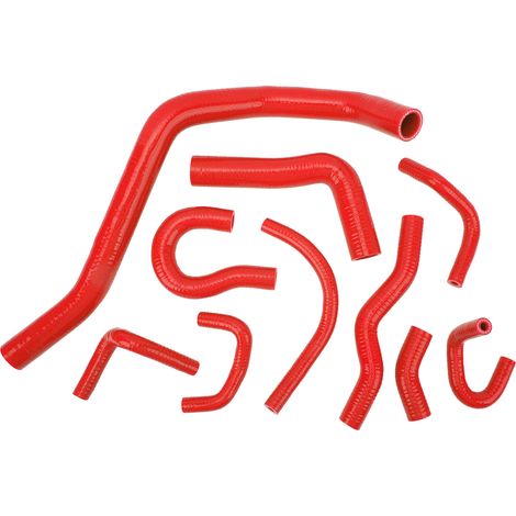 Kit de durites de radiateur en silicone rouge pour CR-X (1988-1991) (1/5)