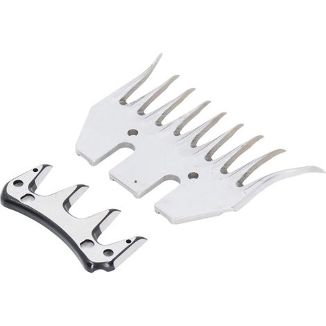 Lame de cisaille à moutons, coupe-laine électrique incurvé à 9 dents, pièce de rechange pour tondeuse à chèvres (1/5)