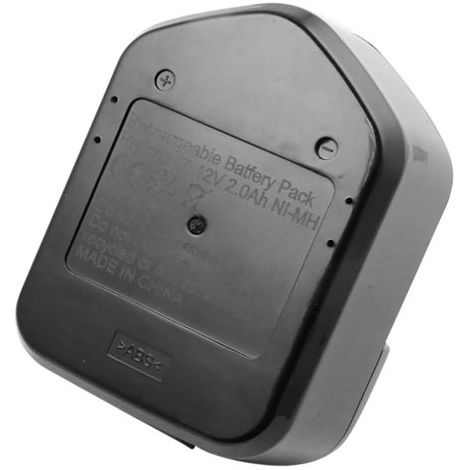 Batterie 12V NiMH - AVIZAR - EB1220 - 2000mAh - Compatible avec Hitachi - Noir