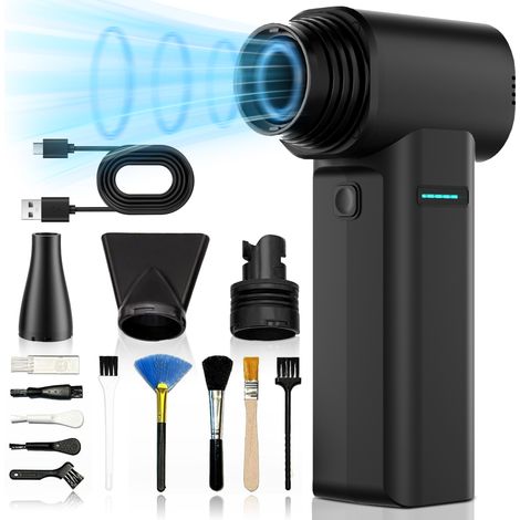 Souffleur turbo eau TF40A1, 80000 tr/min, 350 W, 55 m/s, traces d'eau et feuilles (1/5)