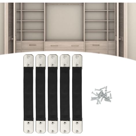 5 Poignées de Remplacement pour Valise, Meuble DIY, Boîte à Outils ou Coffret Électrique en Plastique ou Cuir (1/5)