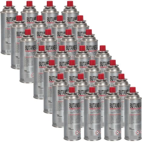 Pack 28 Cartouches Gaz Butane 227g universelles Sécurité stop-gaz Multiproduits Réchaud, Désherbeur, Chalumeau VITO