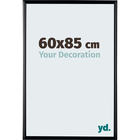 yd. - Cadre photo 60x85 - Noir Brillant - Plastique - Bordeaux