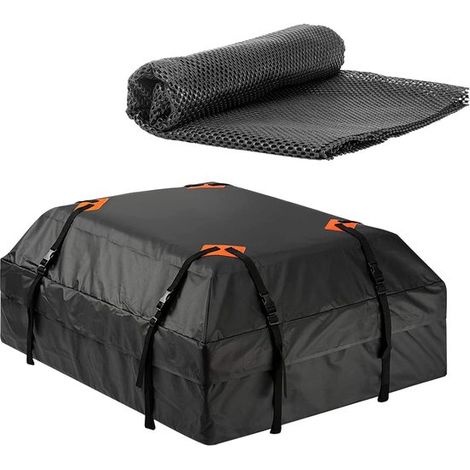 Coffre de toit avec tapis antidérapant, indispensable pour le camping, étanche et résistant à l'humidité, très grande taille (112 × 87 × 44 cm), pliable et portable (1/5)