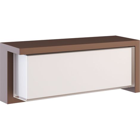 Applique a LED BLIS RECTANGULAR 24W SWITCH Corten Beneito Faure 4984
