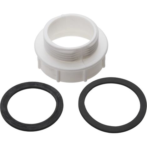 HAAS Kunststoff Reduzierstück von Ablaufventil auf Siphon, 11/2" IG auf 11/4" AG (1/3)