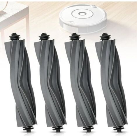 Set of 4 Accessories for Dreame Compatible with X40/ L10s /L40/L10s Pro Ultra D10 Plus Gen 2 Rubber Brush Replacement Parts Main Brush Accessories (1/5)