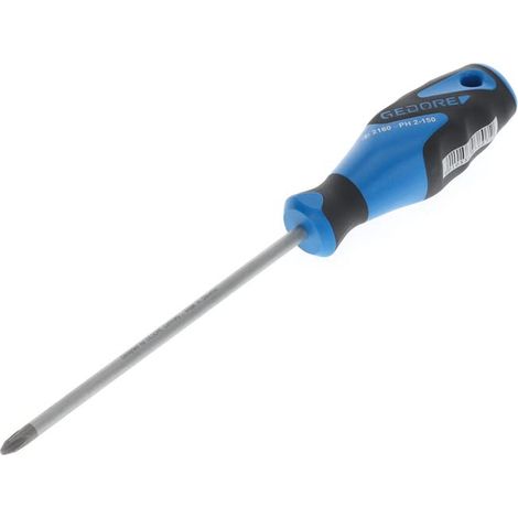 Tournevis cruciforme PH2, Tournevis, manche à 3 composants, Longueur 260 mm, Outil, 2160 PH 2-150, Acier (1/5)