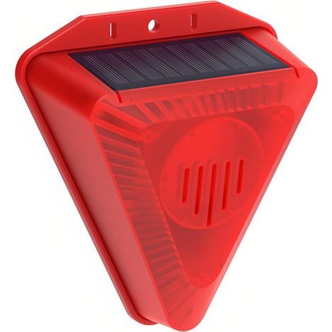Alarme Solaire Détecteur de Mouvement 129dB Avertissement Sirène Rouge Clignotante Répulseur d'animaux Chien Aboiement Défenseur Imperméable Rat Cerf Raton Laveur Moufette (1/5)