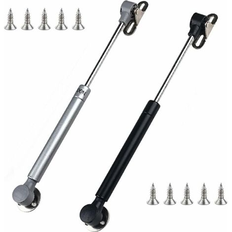 2pcs VéRins à Gaz 100n Verin Porte Cuisine Bras Pneumatique Pour Porte Amortisseurs à Gaz Pour Meubles De Cuisine Bras Pneumatique Porte Cuisine Hydraulique Ressort VéRin à Gaz Amortisseurs Avec Vis (1/5)