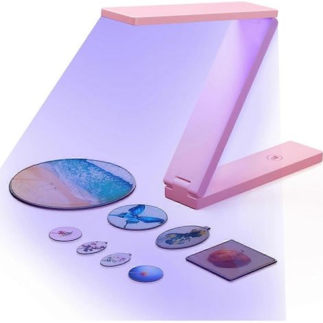 Lampe UV pour le durcissement de la résine, 3 en 1, accessoires pour résine UV, moule en résine, décoration pour loisirs créatifs (1/5)
