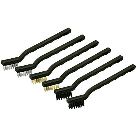 Rolson 42836 - Mini spazzola metallica set - 6 pezzi (1/4)