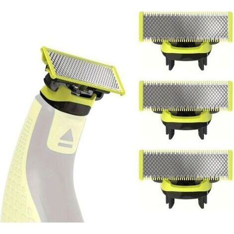 Lot de 3 lames de rechange T-Blade compatibles avec les rasoirs OneBlade