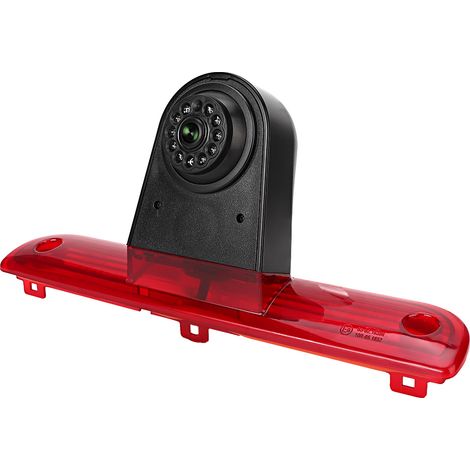 L'écran de caméra de recul PC4089 de 1/3 pouce intégré au feu stop est compatible avec le Fiat Ducato de troisième génération (modèles 2006-2018) et prend en charge les normes PAL/NSTC. (1/5)