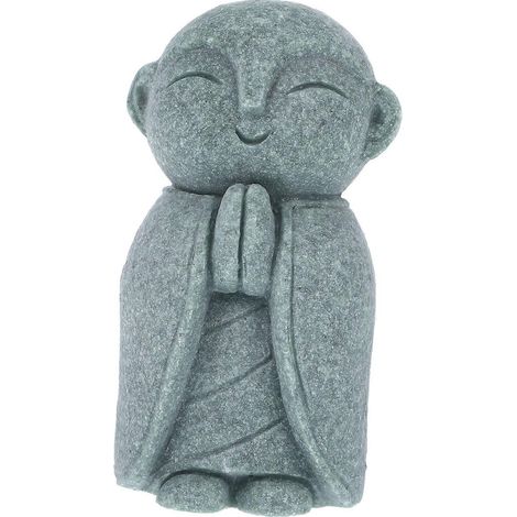 Statue de Bouddha pour aquarium extérieur, statue de moine pour aquarium, décoration de jardin.-6.50X3.50X3.00CM
