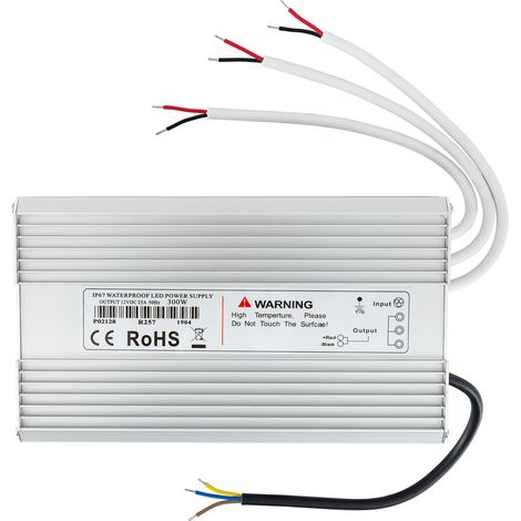 Trasformatore a Tenuta Stagna 12V DC 300W 25A IP67