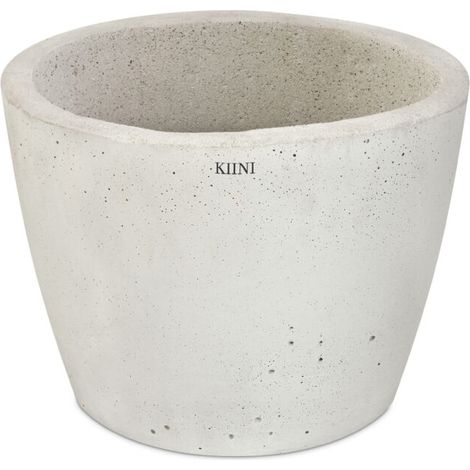 KIINI Beton-Outdoor-Topfblumen-Blumenständer für den Innenbereich - Garten XXL Weiß (1/3)
