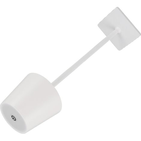 Kabellose Tischleuchte, 3 Farbmodi, Touch-Bedienung, stufenloses Dimmen, 4000 mAh Akku, USB-Ladefunktion, Leselampe, für Schlafzimmer und Büro, Weiß (1/5)