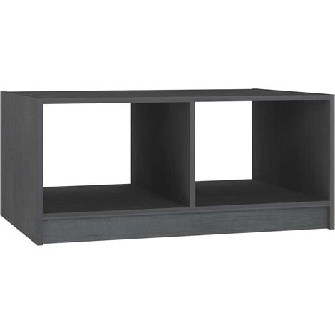 Maison Exclusive - Mesa de centro de madera maciza de pino gris 7 (1/5)