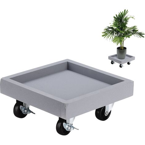 【Carro rodante para macetas】 - Sin marca - Soportes múltiples (plástico) - Diámetro interior 18/22/26 cm - Capacidad de carga hasta 108 kg - Paleta rodante (1/5)