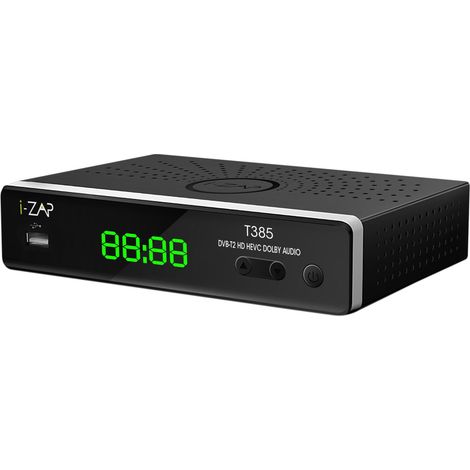 i-ZAP T385 Terrestre HD Negro