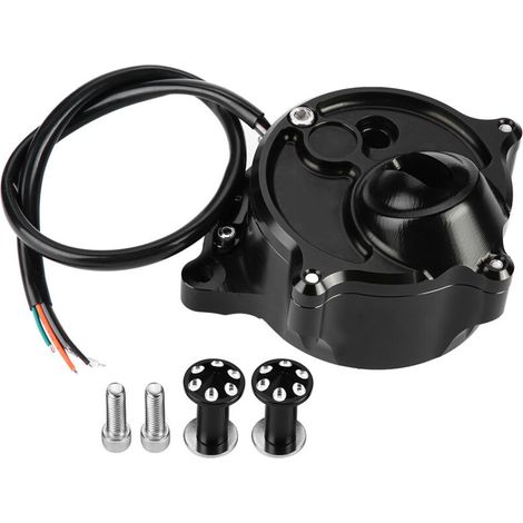 RSD Cafe Speedo Speedometer Mount for Sportster XL95-14 (black). (1/5)
