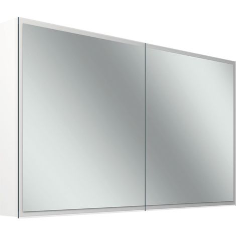 Armario con espejo Schneider GLOW D2W, 2 puertas 65/65cm, (1/5)