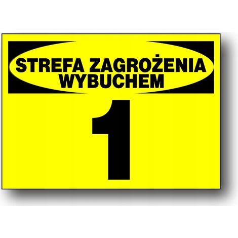 SZW-7-SCHILDER – EXPLOSIONSGEFAHRENBEREICH 1