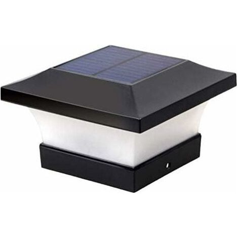 Poteau Solaire Lampes solaires, Poteau Solaire Poteau Solaire Lampe Pilier Solaire Lampe Colonne extérieure étanche Lampe Solaire LED pour poteaux en Bois, terrasse, Patio, Clôture-Fei Yu (1/5)