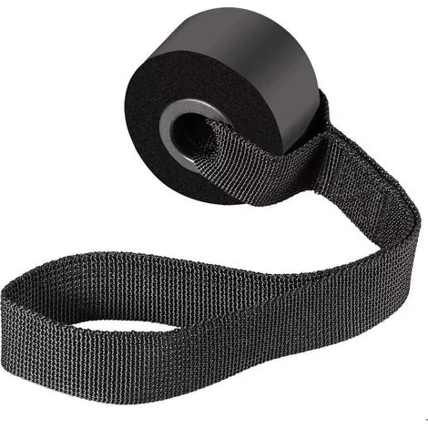 Ancrage De Porte Pour Bandes De Resistance - Stopper En Mousse Souple 5 Cm - Sangle En Tissu Oxford 600D De 23 Cm - Mousqueton Robuste - 1 Piece (1/4)