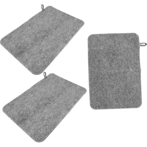 3pièces Tapis De Sauna Feutre Isolant Thermique Tapis De Bain Antidérapant Et Absorbant pour Sol De Douche Bain Relaxant Et Usage Polyvalent (1/5)