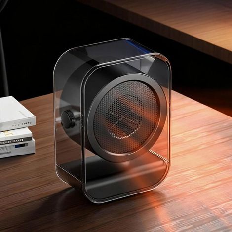 Réchauffeur De Pièce Électrique À Faible Décibel Augmentation Immédiate La Température Conception D'économie D'énergie Solution Chauffage Domestique Pour Chauffage Rapide La Maison-Noir froid (1/5)