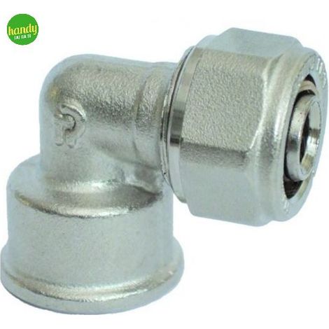 Raccordo femmina curvo per multistrato rinaldi & pettinaroli 1/2 x Ø 20 mm
