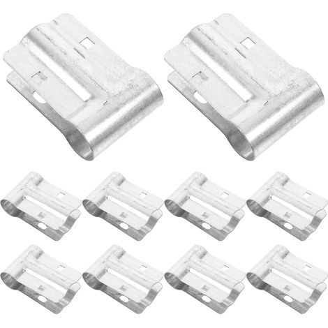 10pièces Colliers De Serrage Pour Tubes Et Rails De Serre Adaptés Pour Systèmes De Tuyauterie Facilitant La Réalisation De Raccords (1/5)