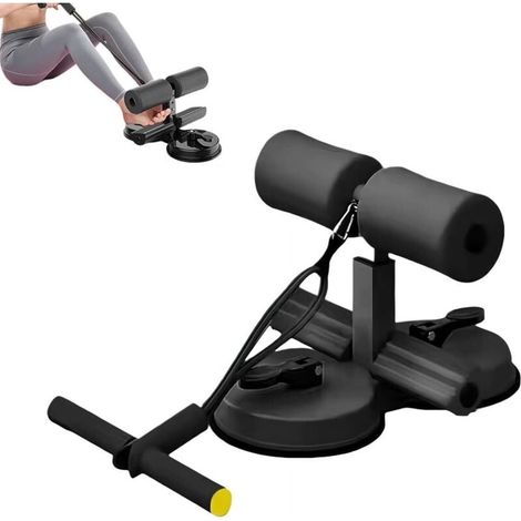 Appareil auxiliaire d'entraînement des abdominaux, équipement d'exercice portable réglable pour abdominaux, double ventouse, entraînement des muscles abdominaux, entraînement complet du corps (1/5)