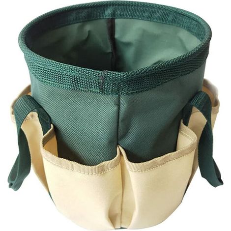 Sac à outils de jardin Sac de rangement de jardinage Pochette seau durable et durable avec toile imperméable Rangement de jardinage Outils de jardin (1/5)