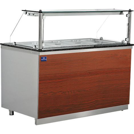 Bain-Marie Avec Vitre Vertical, 3X GN 1/1 - Mastro