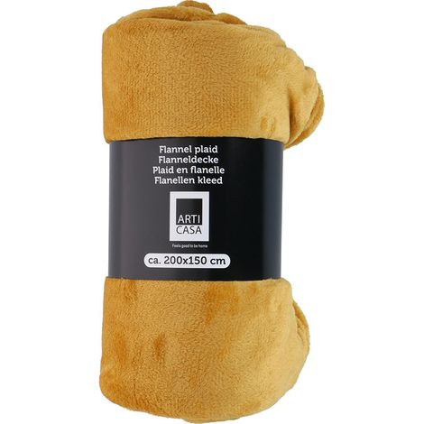 Arti Casa Plaid Jaune H0.4xl150xL200cm (1/2)