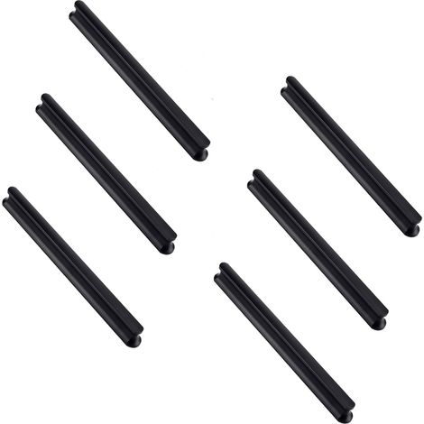 6er-Pack Küchenschranktürgriffe – Länge 180 mm (Lochabstand 160 mm) – Küchenschubladengriffe, Schrankgriffe