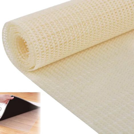 Tappetino antiscivolo 180 x 200 cm per pavimenti in moquette, cassetti, scaffali, vassoi, sottobicchiere antiscivolo in PVC, tappeto multifunzionale, tappeto regolabile (1/5)