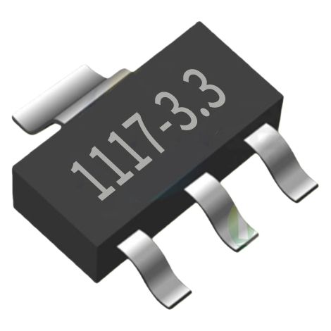 Lot de 100 régulateurs de tension AMS1117-3.3V – boîtier SOT-223, stabilisateur linéaire pour circuits d’alimentation
