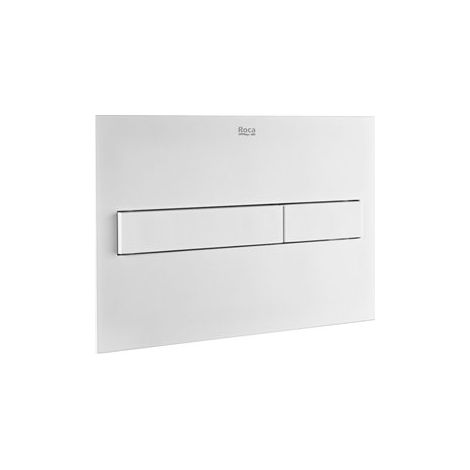 Plaque de commande avec double chasse DUPLO ONE, BLANC MAT, ROCA , Réf.A890188207 (1/2)
