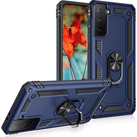 CUSTODIA PER SAMSUNG GALAXY S21+ 5G BLU NAVY CON SUPPORTO ROBUSTO SM-G996 (1/5)
