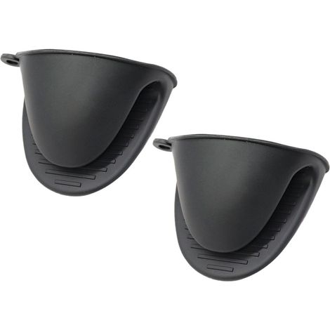 Mini gants de four de Silicone, résistant à la chaleur, Kochhandschuhe, des gants de cuisine pour la Cuisson et la Cuisson dans la Cuisine, Noir (1/5)