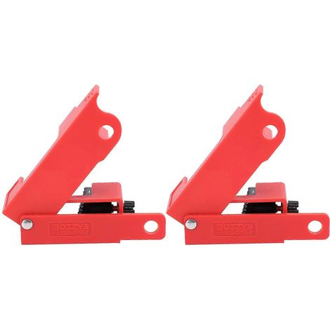 2 dispositifs de consignation/étiquetage industriels, isolés, bidirectionnels, pour disjoncteurs de moyenne ou grande puissance (1/4)