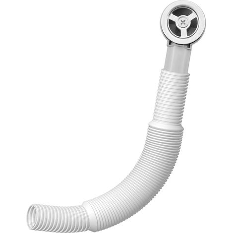 Tuyaux de trop-plein ronds, tête de trop-plein pour lavabo avec tube de trop-plein de 200 à 600 mm pour évier (1/5)