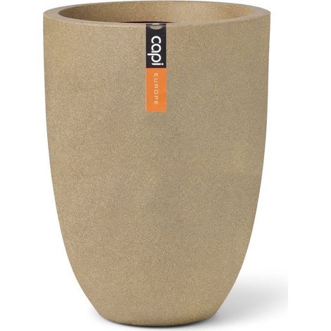 Vase élégant bas - CAPI EUROPE - Smooth NL - 26 x 36 cm - Beige