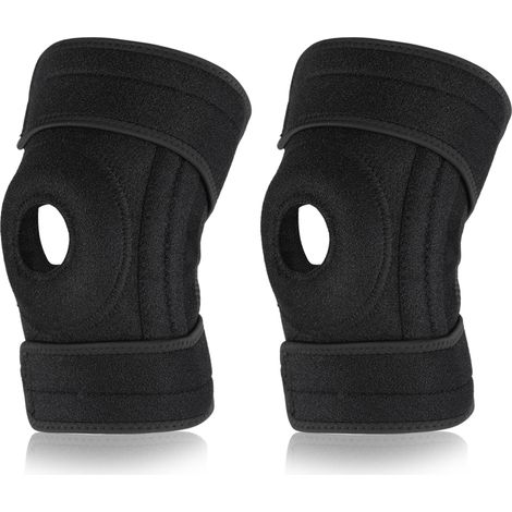 Genouillère De Sport - Support Avec 4 Ressorts En Néoprène - Pour Randonnée Et Course - Lot De 1 (1/5)