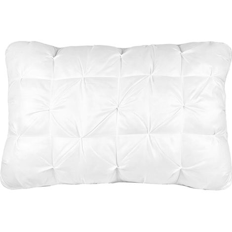 1er Set Luxus Hotelkissen – Nackenstützkissen mit hochdichter Polyesterfüllung, weißer 44 x 68 cm Kopfkissen
